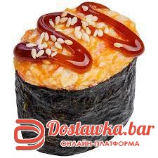запечённая суша с кальмаром