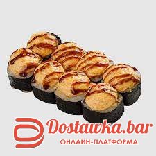 ролл с креветками