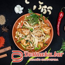 Удон с курицей