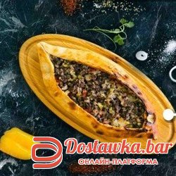 Пиде с нарезным мясом / Pide with sliced beef