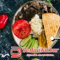 С рисом мясной