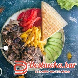 С фри мясной
