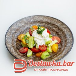 ОВОЩНОЙ САЛАТ СО СТРАЧАТЕЛЛОЙ