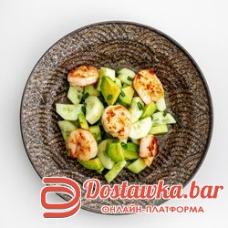 САЛАТ С КРЕВЕТКАМИ