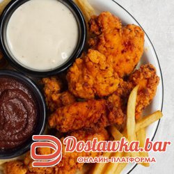 KFC наггетсы с фри