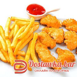 Kfc cheesy naggets +фри