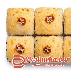 Запеченный ролл сырный с курицей