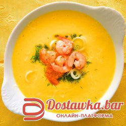 Суп с креветками