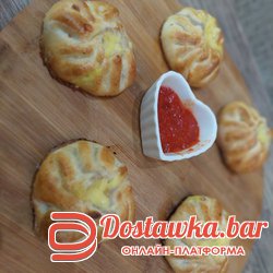 Биляши с нарезным мясом и сыром 5 шт