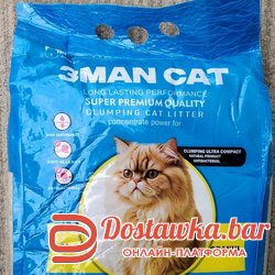 Зман сат комкующийся кошачий наполнитель 5 литр