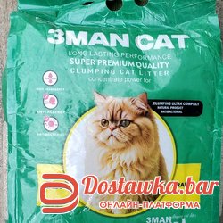 Зман сат комкующийся кошачий наполнитель 5 литр