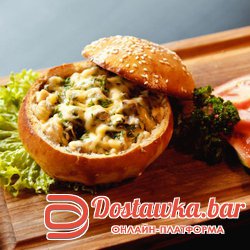 Жульен с курицей и грибами