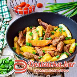 КАРТОШКА ПО ДОМАШНЕМУ С МЯСОМ