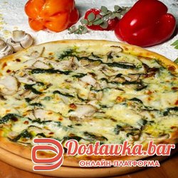ПИЦЦА КУРИНАЯ С ГРИБАМИ