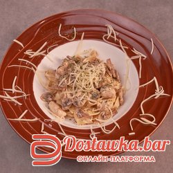 ТЕЛЬЯТЕЛЕ С КУРИЦЕЙ И ГРИБАМИ