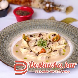 ПЕЛЬМЕНИ В ГРИБНОМ КРЕМЕ
