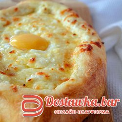 хачапури с сыром и яйцом
