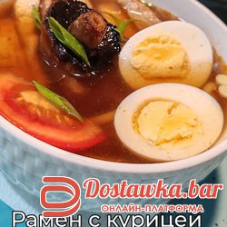 суп рамен с курицей