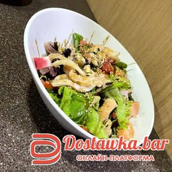 салат с морепродуктами