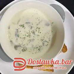 суп грибной со сливками