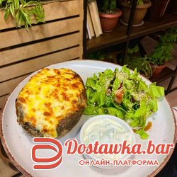 Кумпир с курицей
