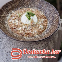 ГРЕЧКА С ПАРМЕЗАНОМ И ЯЙЦОМ ПАШОТ