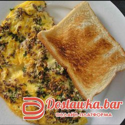 Омлет с мясом