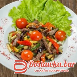 Мясной салат