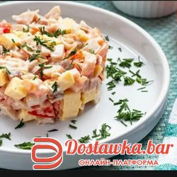 Лёгкий салат с апельсином