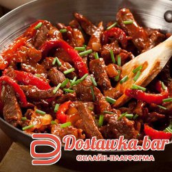 Соте мясное + гарнир