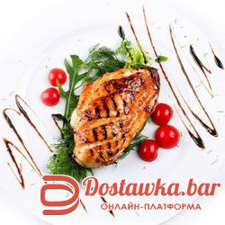 Куриная грудка на гриле + гарнир на выбор