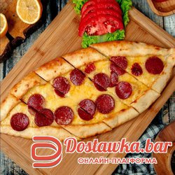 Пиде с колбасой