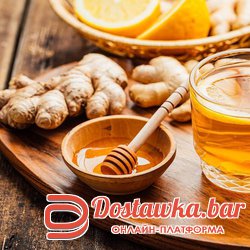 чай с имбирём и мёдом