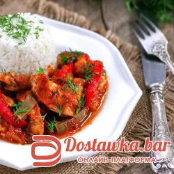 Куриное соте гарнир на выбор