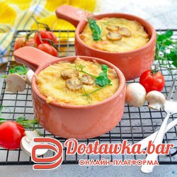 жульен с курицей и грибами