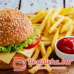 Kfc мини бургер +фри