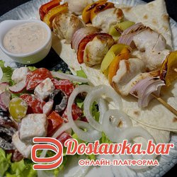 Куриные шашлыки на гриле